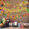 Hawai Luau Banner Hawaiiian Tiki Birthday Party Decorations 3Pcs Aloha Party Hanging Cutout Banners Tiki Garlands Banners for Tropical Theme Baby Shower Supplies